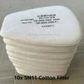 Gas Masks Survival Nuclear and Chemical - Reusable Full Face Respirator Gas Mask with Activated Carbon Filter