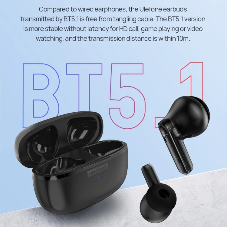 Original Ulefone Buds Earbuds TWS Earbuds with Charging Case Wireless Earphone
