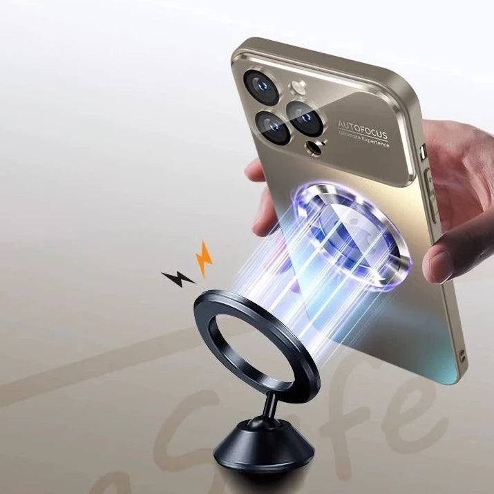 For iphone 16 Pro Magnetic Case Wireless Charging Coque Phone Cover Mobile Phone Grips