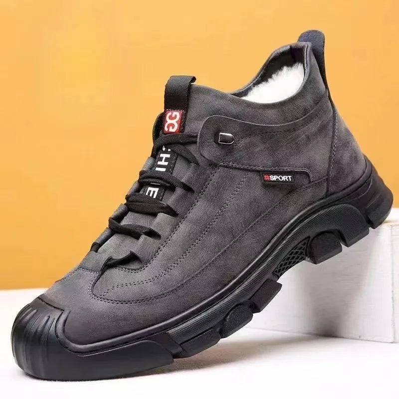 Custom Fashion Sneakers for Men Casual Walking Style Winter New Warm Shoes Men
