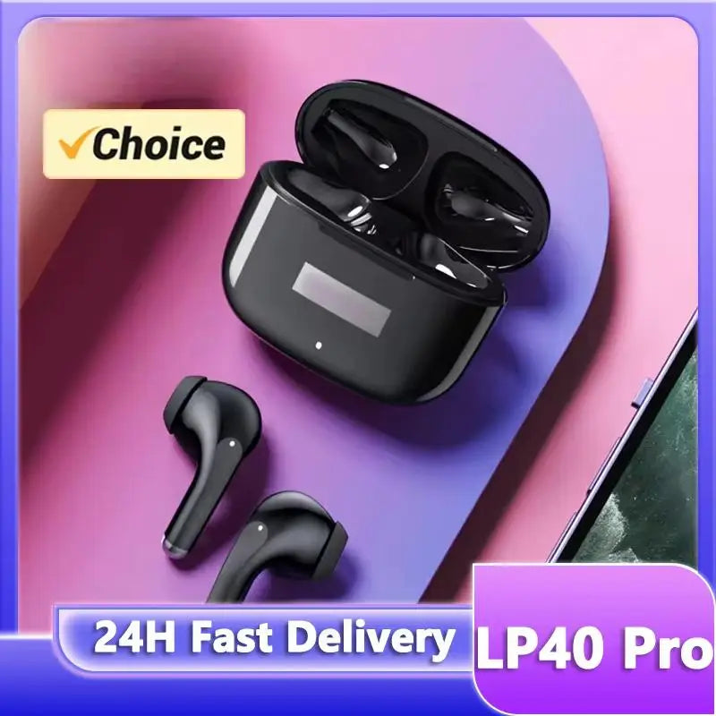 Wholesale Original for LP40 Pro TWS Wireless Headset Sports Noise Cancelling Gaming Earphones  Headphones Ipx Waterproof