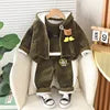 2026 Autumn New Baby Three-Piece Set of Girls' Sweet Clothing and Boys' Suit Featuring Cute Cartoon Pattern for Children
