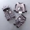 2026 Autumn New Baby Three-Piece Set of Girls' Sweet Clothing and Boys' Suit Featuring Cute Cartoon Pattern for Children