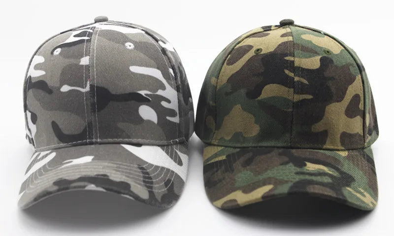 COKK Camouflage Baseball Cap Women's Men's Snapback Hip Hop Cap Camo Hats For Women Men Army Cap Female Gorras Bone Male Cheap