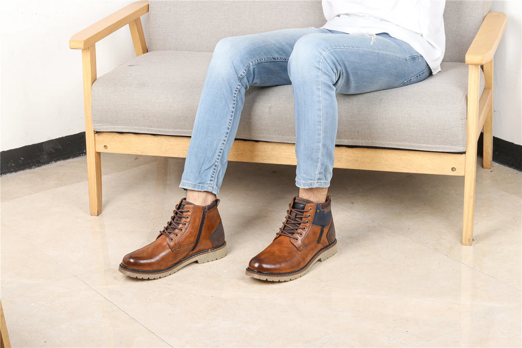 2026 New Men's Winter Shoes Warm Comfortable Non-Slip Men Winter Boots