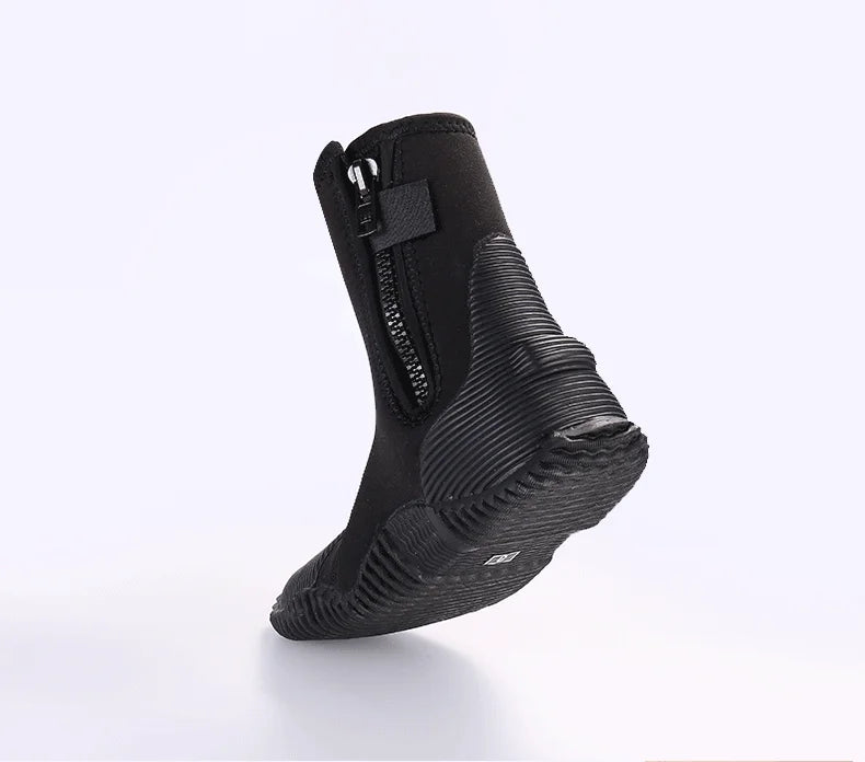 Sinodiving Anti-slip Diving Boot Paddling Waterproof Shoes for Men and Women Water Sports Warm Shoes for Winter Swimming.