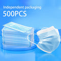 10-500pcs individual package Disposable Blue Face Masks Breathable safe Protective Adults Filter mask Meltblown Non-wove mask
