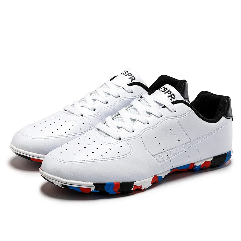 New Custom Soccer Shoes Man Football Boots High Quality Wholesale Indoor Rubber Sole Soccer Futsal Shoes