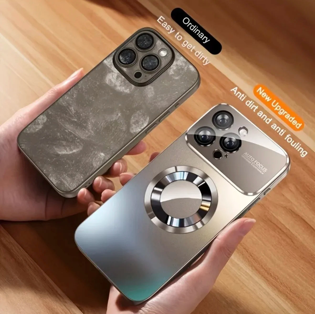 Matte Magnetic Phone case for iphone 15 14 13 12 Pro Max Magnet Pc Glass Cover for iphone 16 Pro Max Wireless Charging Cases