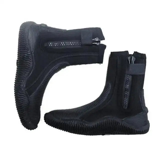 Sinodiving Anti-slip Diving Boot Paddling Waterproof Shoes for Men and Women Water Sports Warm Shoes for Winter Swimming.