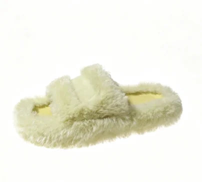 Luxury Designer Men's slippers Women Platform Slippers Furry Slide Withembroidery Warm Shoes Correct Version