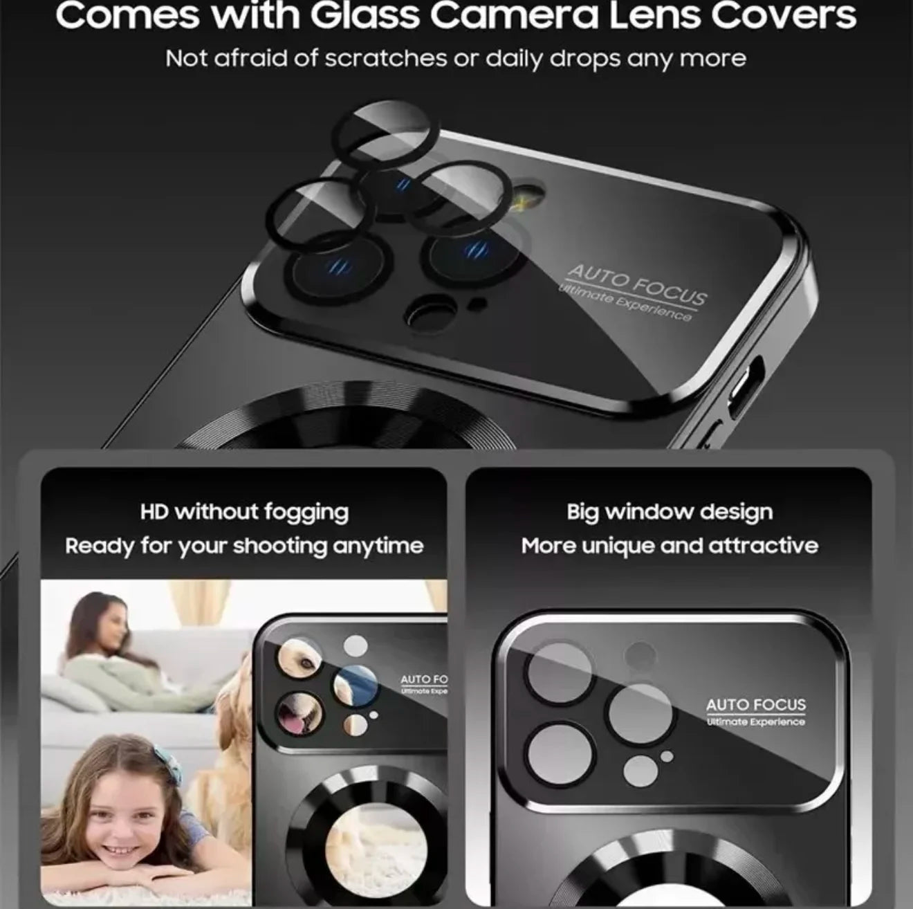 Matte Magnetic Phone case for iphone 15 14 13 12 Pro Max Magnet Pc Glass Cover for iphone 16 Pro Max Wireless Charging Cases