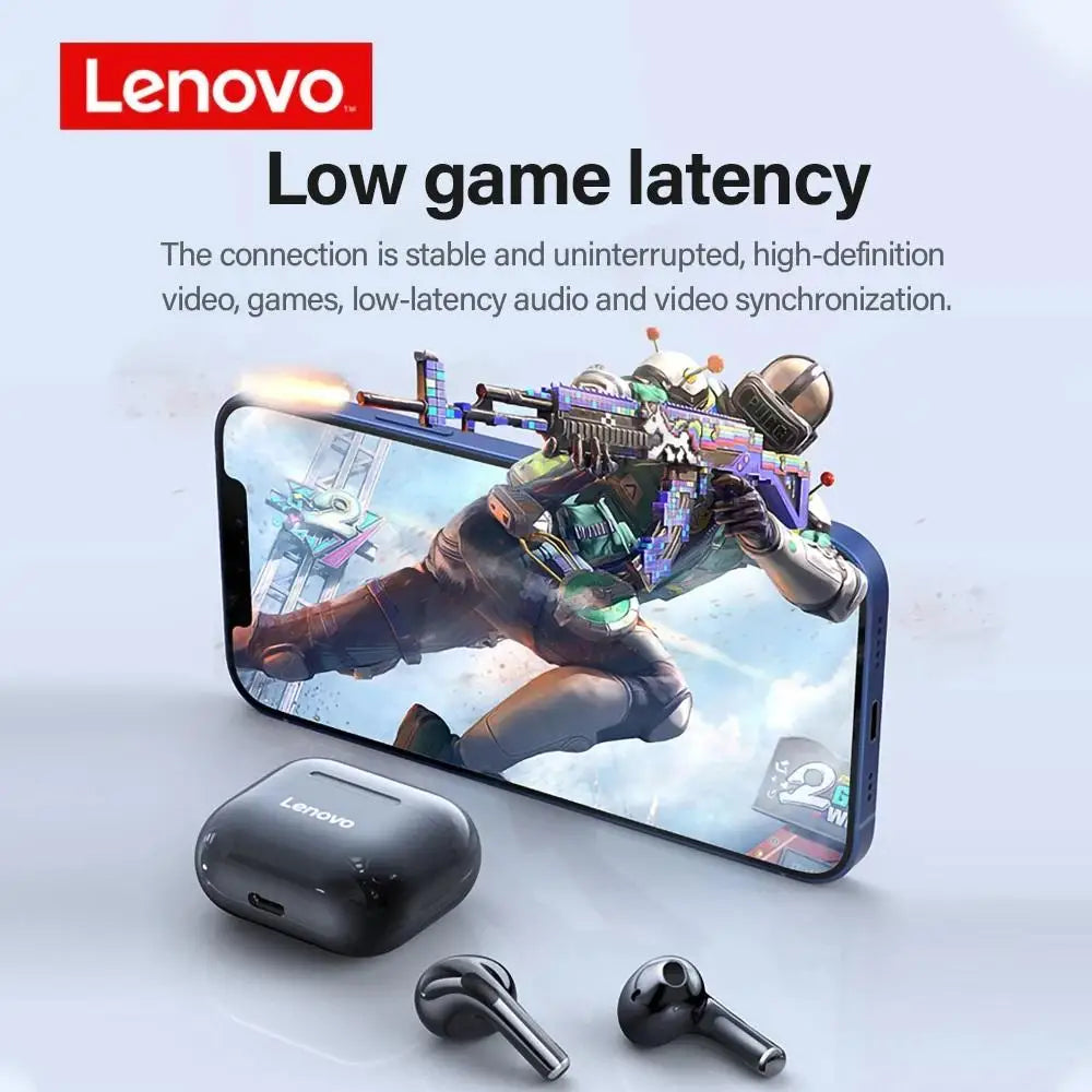 Original Auriculares lenovo Earbuds LP40 Audifonos Bt Tws Wireless Gaming Earphones Headsets for lenovo Lp40