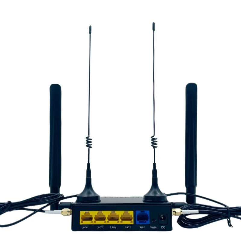WL286 Industrial LTE 4G WiFi Router USB 300Mbps, 1 WAN 4 LAN Port, Customizable Logo