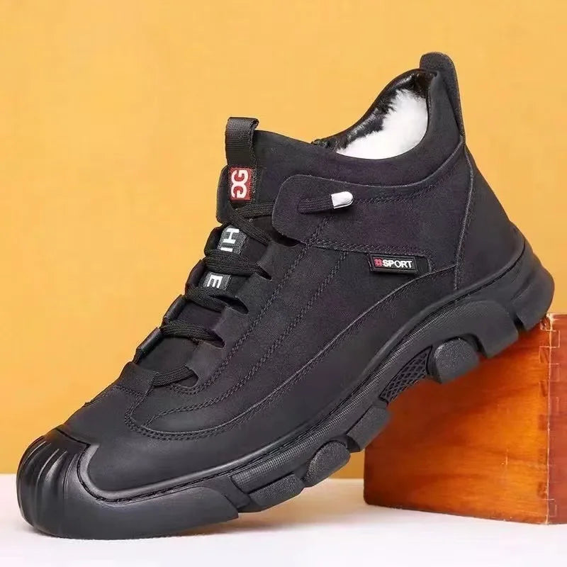 Custom Fashion Sneakers for Men Casual Walking Style Winter New Warm Shoes Men