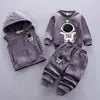 2026 Autumn New Baby Three-Piece Set of Girls' Sweet Clothing and Boys' Suit Featuring Cute Cartoon Pattern for Children