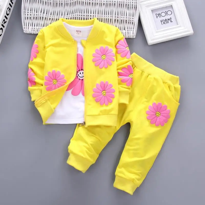 2026 New Baby Boys Girls Christmas Cartoon Winter Hooded Plush Warm Vest Coat+Sweatshirt+Pants 3Pcs Infant Children Sports Suit