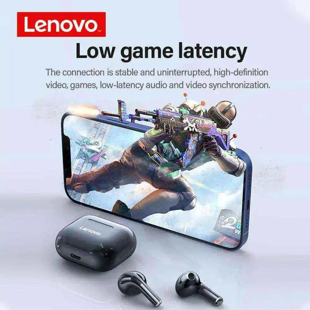 Original Audifonos lenovo Lp40 Earbuds Thinkplus Wireless Waterproof Sports Hifi Gaming Headsets Tws Earphones Headphones