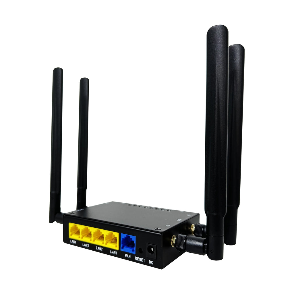 WL286 Industrial LTE 4G WiFi Router USB 300Mbps, 1 WAN 4 LAN Port, Customizable Logo