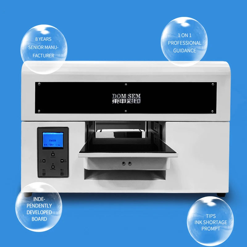 A4 Printer Digital T Shirt Printing Machine DTG T-shirt Flat Bed Printer for Sale in China