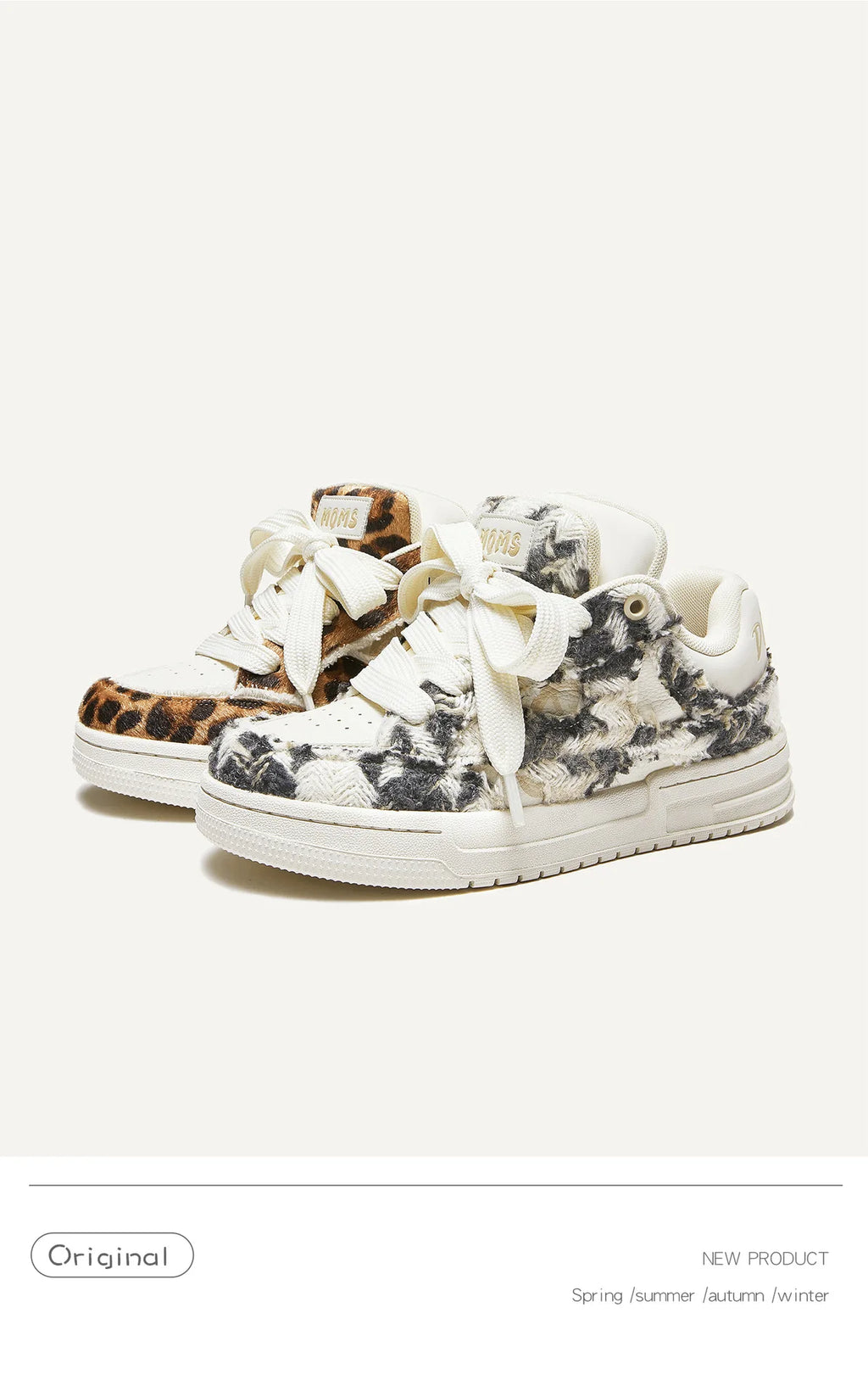 Destroyed Luxury Style Bread Shoes Low Top Heightening Wear Resistant Unisex Casual Sports Couple Board Shoes