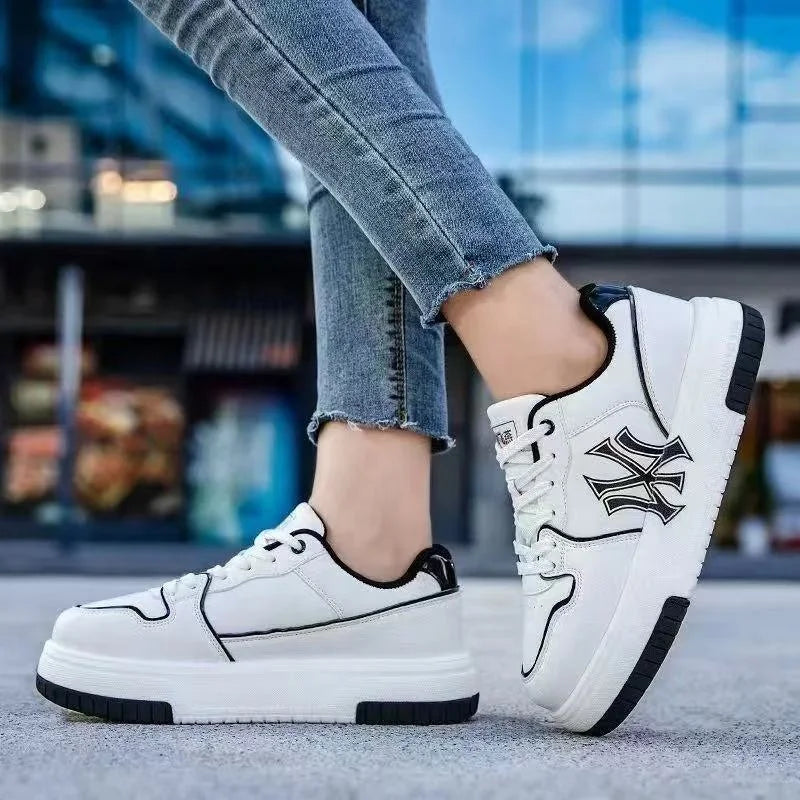 2026 High Quality Men Retro Skateboarding Shoes Comfortable Winter Spring Anti-Slip Thick Soled Women Shoes Walking Style Shoes
