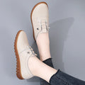 Spring Autumn New Style Genuine Shoes for Women Elderly Non-Slip Soft Soles Flats Winter Fleece-Lined Warm Shoes for Mothers
