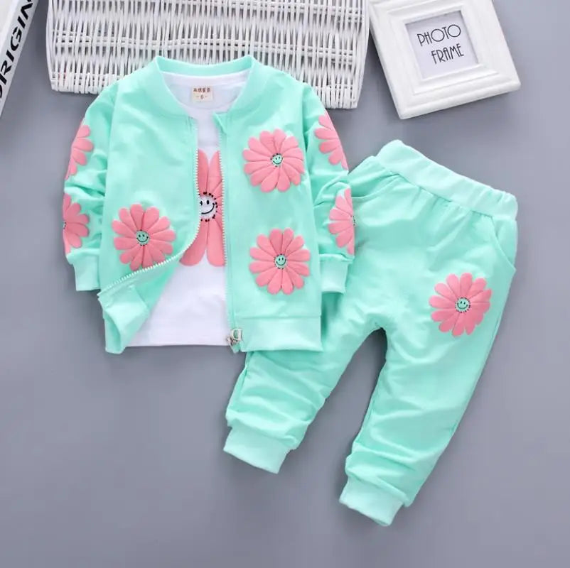 2026 New Baby Boys Girls Christmas Cartoon Winter Hooded Plush Warm Vest Coat+Sweatshirt+Pants 3Pcs Infant Children Sports Suit