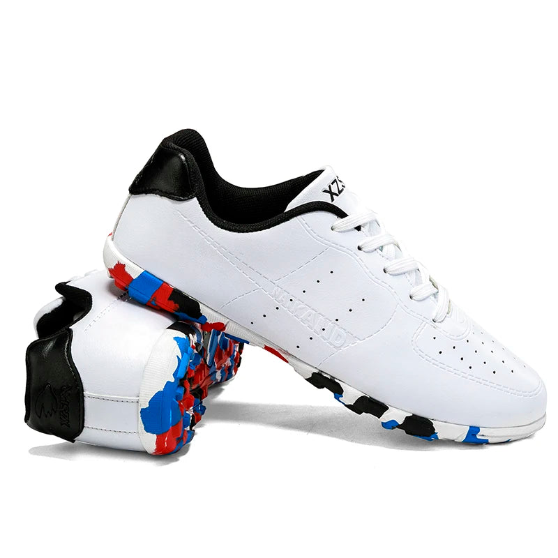 New Custom Soccer Shoes Man Football Boots High Quality Wholesale Indoor Rubber Sole Soccer Futsal Shoes
