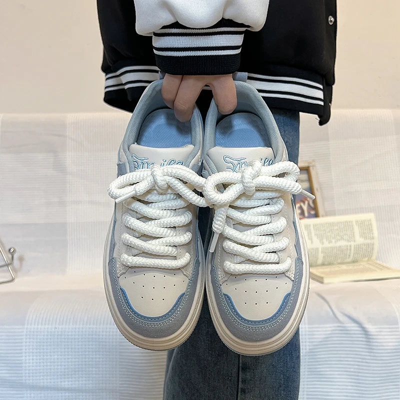 Small White Shoes, Board Shoes, Female Student Sports Single Shoes, Korean Casual and Versatile Low-top