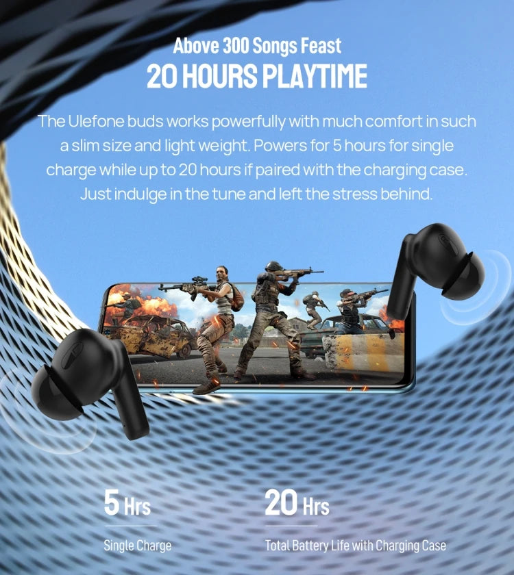 Original Ulefone Buds TWS True Wireless Earphone Headphone Headset