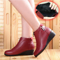 Winter Boots Women 2026 Women Snow Boots Wedge Heels Winter Shoes Women Warm Fur Casual Shoes  Zip Women's Shoes Botas Mujer