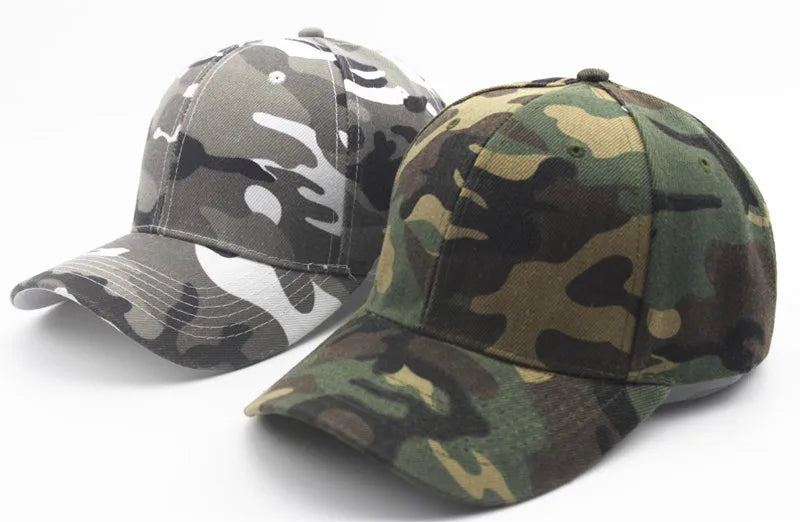 COKK Camouflage Baseball Cap Women's Men's Snapback Hip Hop Cap Camo Hats For Women Men Army Cap Female Gorras Bone Male Cheap