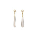 French Retro Style Gold Plated Water Drop Earrings Elegant High-End Palace Jewelry for Women Religious and Trendy for Parties