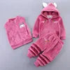 2026 Autumn New Baby Three-Piece Set of Girls' Sweet Clothing and Boys' Suit Featuring Cute Cartoon Pattern for Children