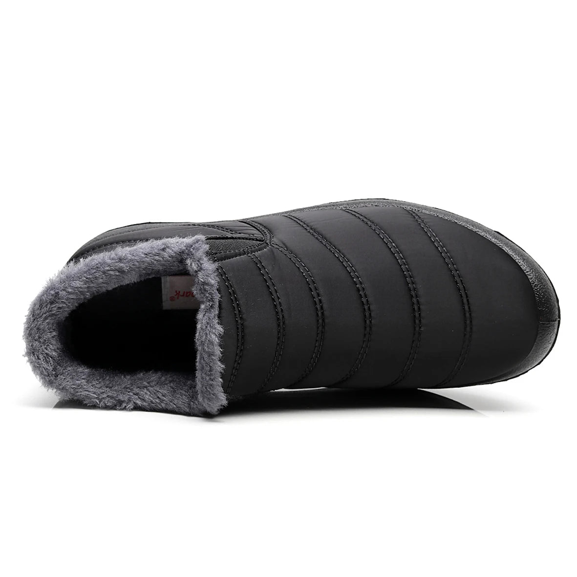 Men Winter Boots  Unisex Couples New Snow Boots Ankle Boots Solid Color Plush Inside Anti Skid Bottom Warm Waterproof Ski Shoes