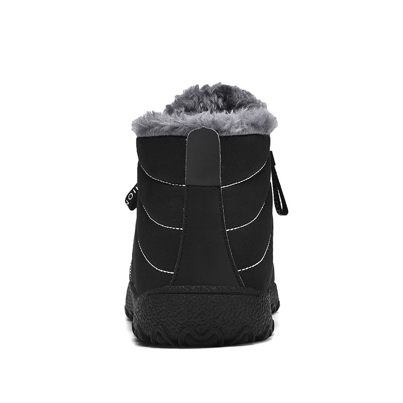 New High Quality Ladies Western Boots Slip-on Winter Warm Shoes Plush Outdoor -20 Women Fur Zip Boot Low Price Big Size 39-46