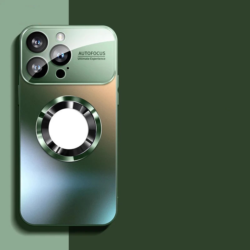 For iphone 16 Pro Magnetic Case Wireless Charging Coque Phone Cover Mobile Phone Grips