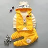 Girls' & Baby Boys' Korean-style Three-Piece Fleece Milk Silk Casual Outfit for 0-3 Years Old Children Fall Winter