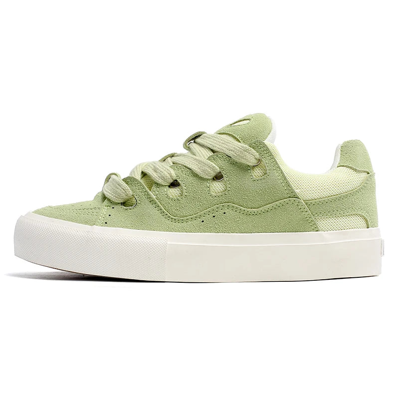 Greatshoes Lace up Custom Skateboard Sneakers,Low Top Sneakers Sports Shoes for Summer,Flat Sneakers Sports Running Shoes
