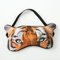 3D Animal Dog Tiger Fox Eye Mask Soft Lightproof Sleeping Eye Covers for Woman Man to Sleep Better for Travel Nap Rest Masks