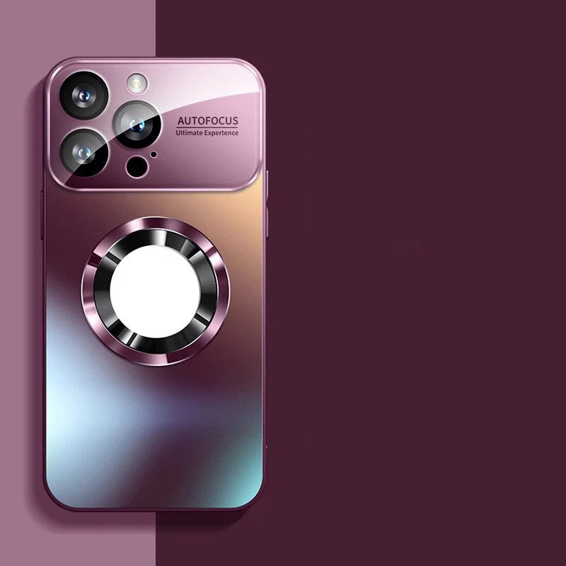 For iphone 16 Pro Magnetic Case Wireless Charging Coque Phone Cover Mobile Phone Grips