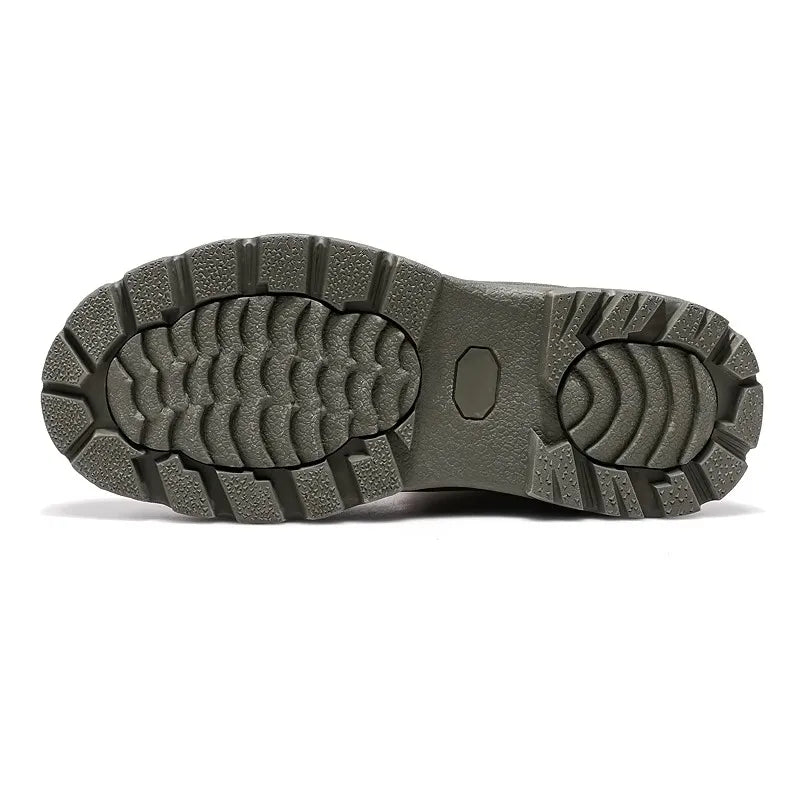 Men's Mountaineering Boots Winter Thickened Fleece Cotton Padded Warm Shoes Snow Boots Hiking & Trekking Backpacking Shoes