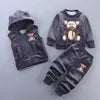 2026 Autumn New Baby Three-Piece Set of Girls' Sweet Clothing and Boys' Suit Featuring Cute Cartoon Pattern for Children
