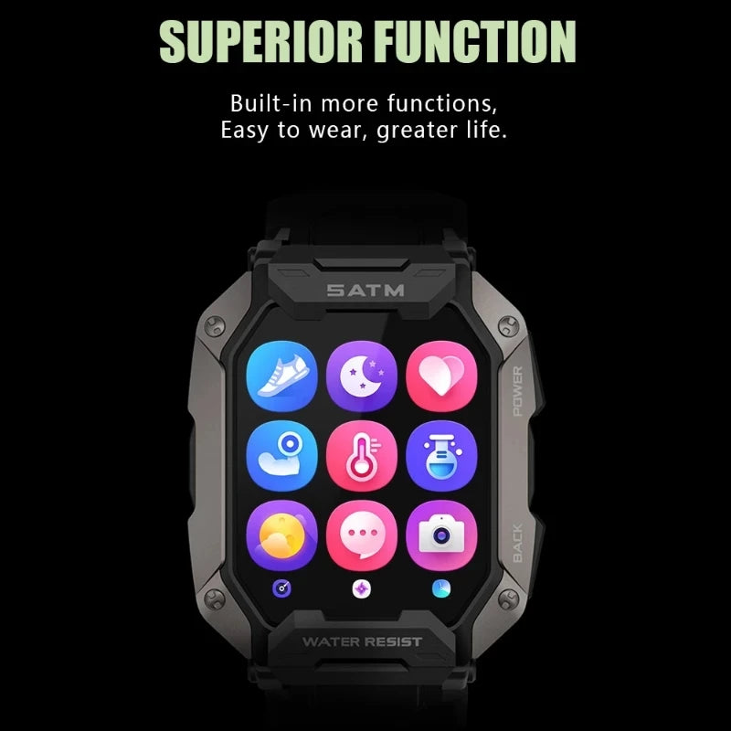 LEMFO C20 2026 Android Smart Men GPS WiFi 1.72 Inch 280*320 HD Dual Cameras Smart Watch lemfo Smart Watch Watches