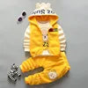 D334 Girls & Boys Spring Autumn Three-Piece Set 0-2-3 Years Old Velvet Suit Children's Clothes