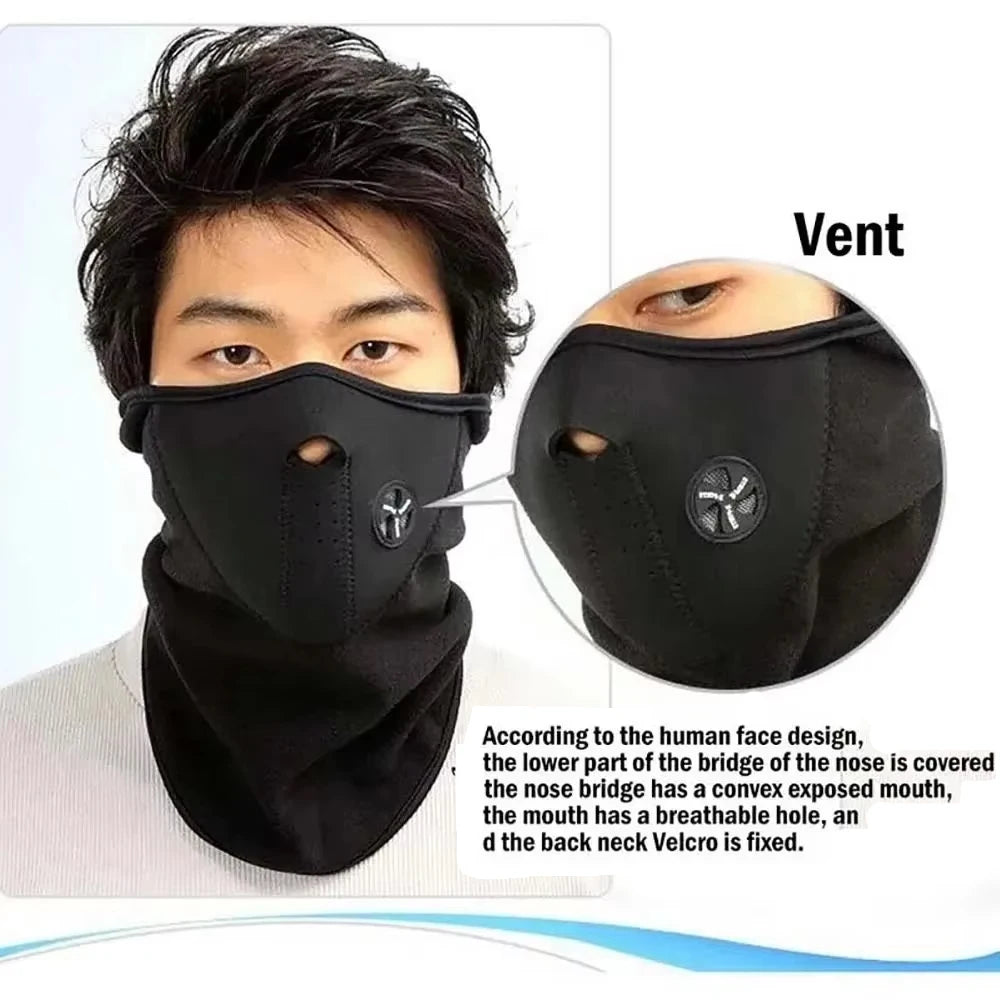 Bicycle Face Mask Headwear Full Mask for Men Women Bike Scarf Mask Neck Wrap Cover Motorcycle Windproof Outdoor Sports Masks