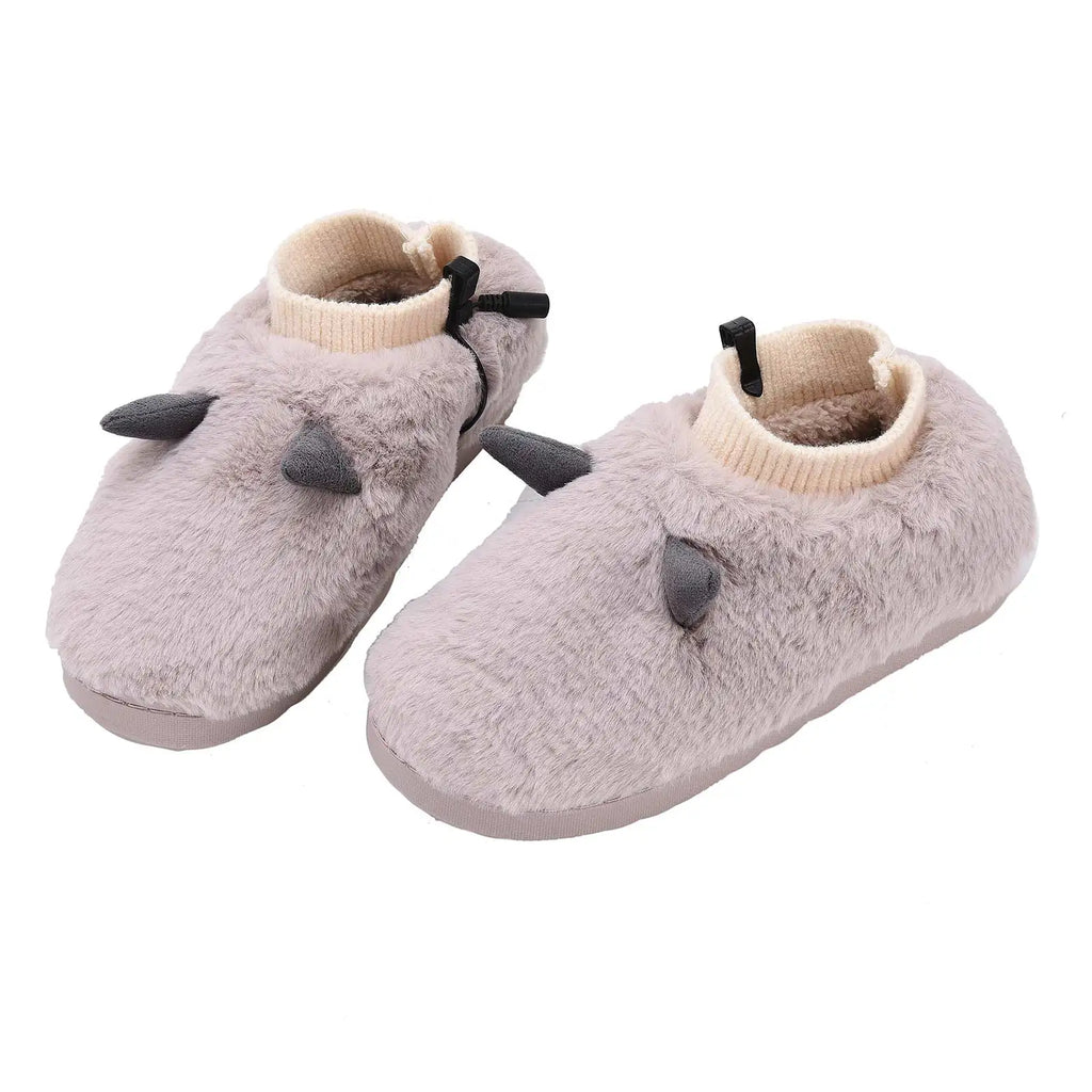 Heated Feet Warmer USB Foot Warmers Winter Shoes Plush Cute Removable And Washable Slippers