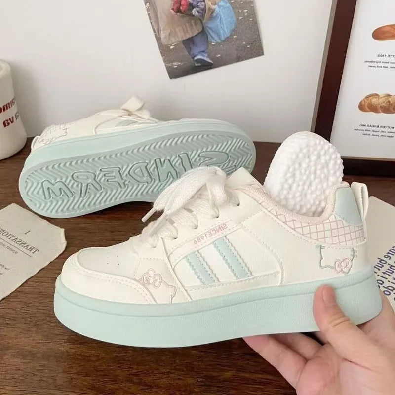 Sneakers Children's Casual Shoes Thick Bottom Breathable Mesh Soft Bottom Running Shoes Casual Sports Kids Skate Shoes Girls