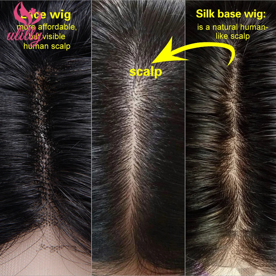 Brazilian Hair 5x5 Silk Top Full Lace Human Hair Wig Bone Straight Pre Plucked Glueless Silk Base Full Lace Wig With Baby Hair